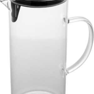 Jarra de Vidro Borossilicato com Tampa 1,5L