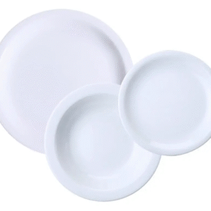 Jogo Pratos Rasos Fundos - Porcelana Germer 18 Pçs