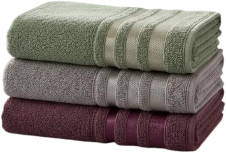 Kit C/ 3 Toalhas De Banho Marselha