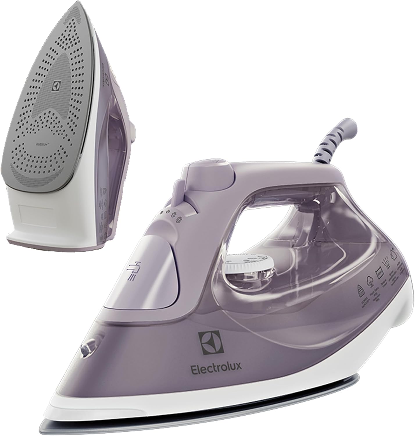Electrolux Ferro de Passar Seco e vapor antiaderente base ceramica Glissium vapor vertical extra alta capacidade 1500W 220v