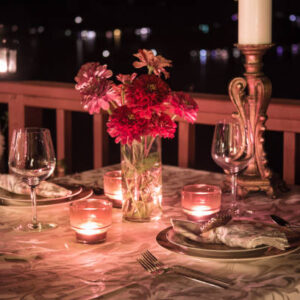 Jantar romântico completo